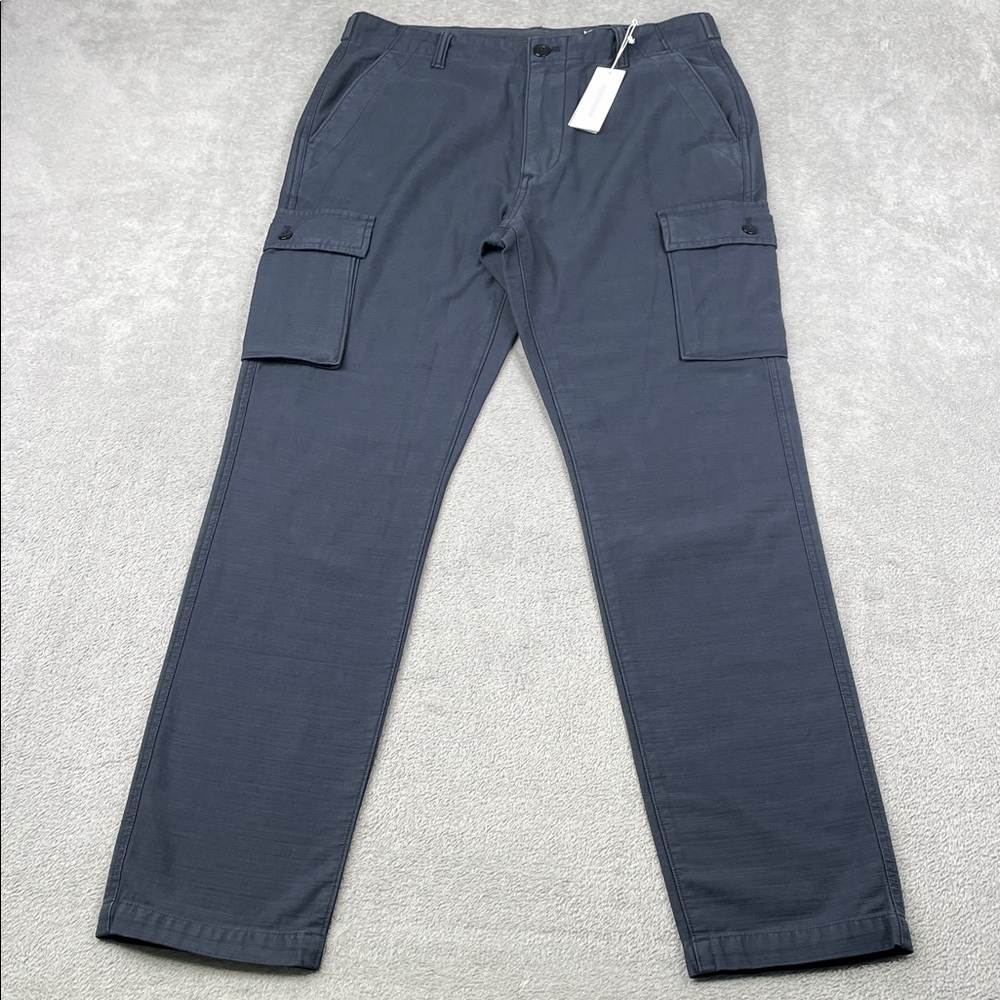 NEW Outerknown 33 Men's Black Voyager Cargo Pants